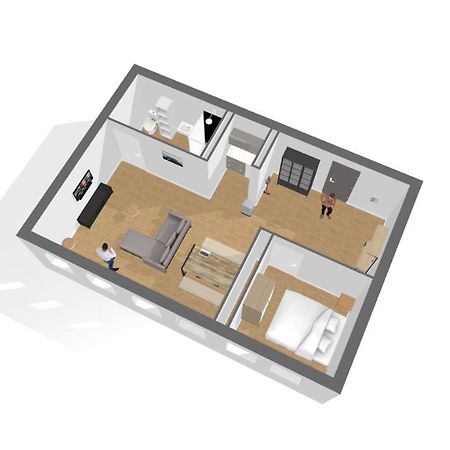 Apartamento Hyper Centre - Wifi Fibre Gratuit - Jergweloh - Le New Yorkais Caen Exterior foto