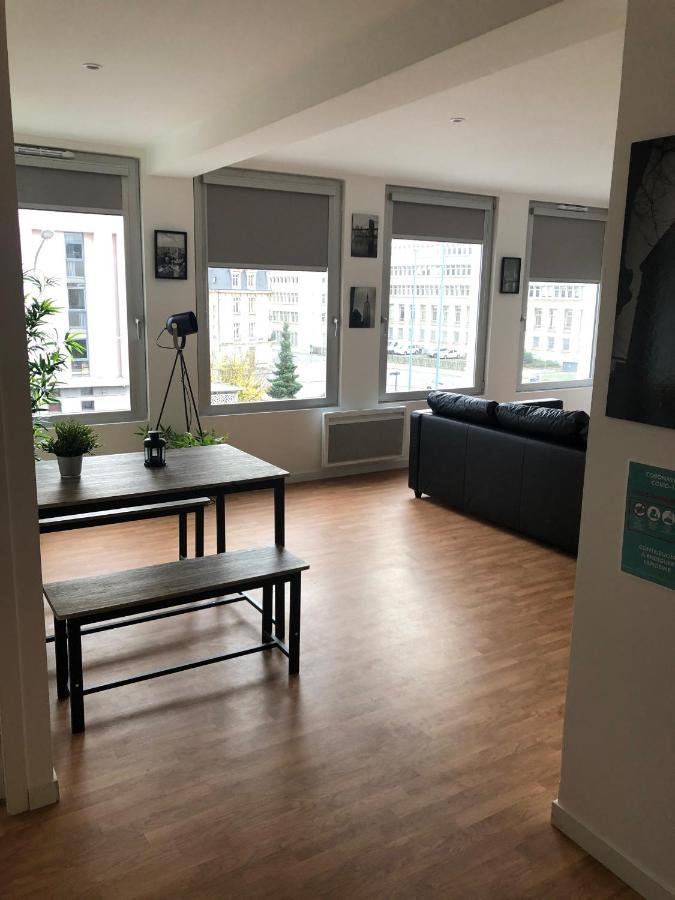 Apartamento Hyper Centre - Wifi Fibre Gratuit - Jergweloh - Le New Yorkais Caen Exterior foto