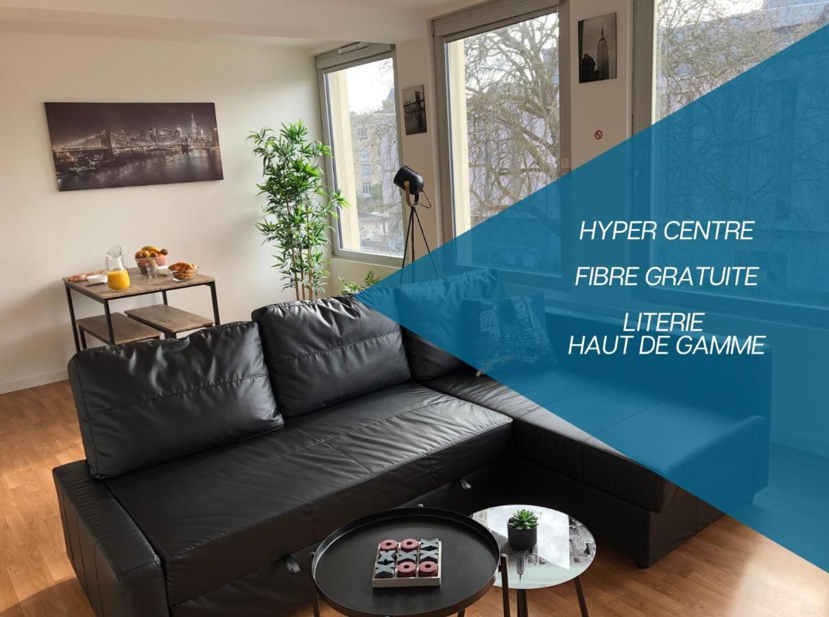 Apartamento Hyper Centre - Wifi Fibre Gratuit - Jergweloh - Le New Yorkais Caen Exterior foto
